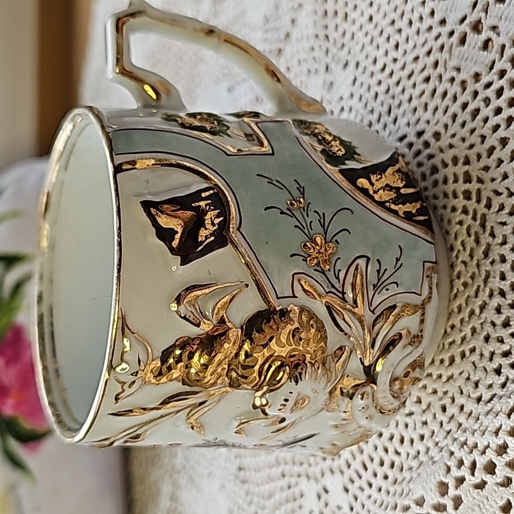 Vintage Porcelain German cup hand painted